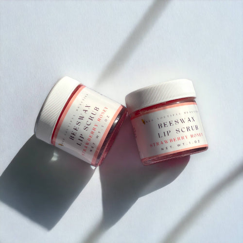 Beeswax Honey Lip Scrub from Bee-Youtiful Beauties, a Black-owned brand
