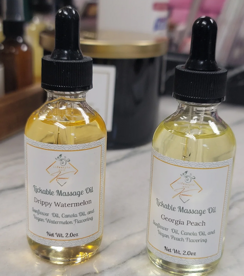 Edible Massage Oils - Lifestyles w/ Kumani from Lifestyles with Kumani, a Black-owned brand