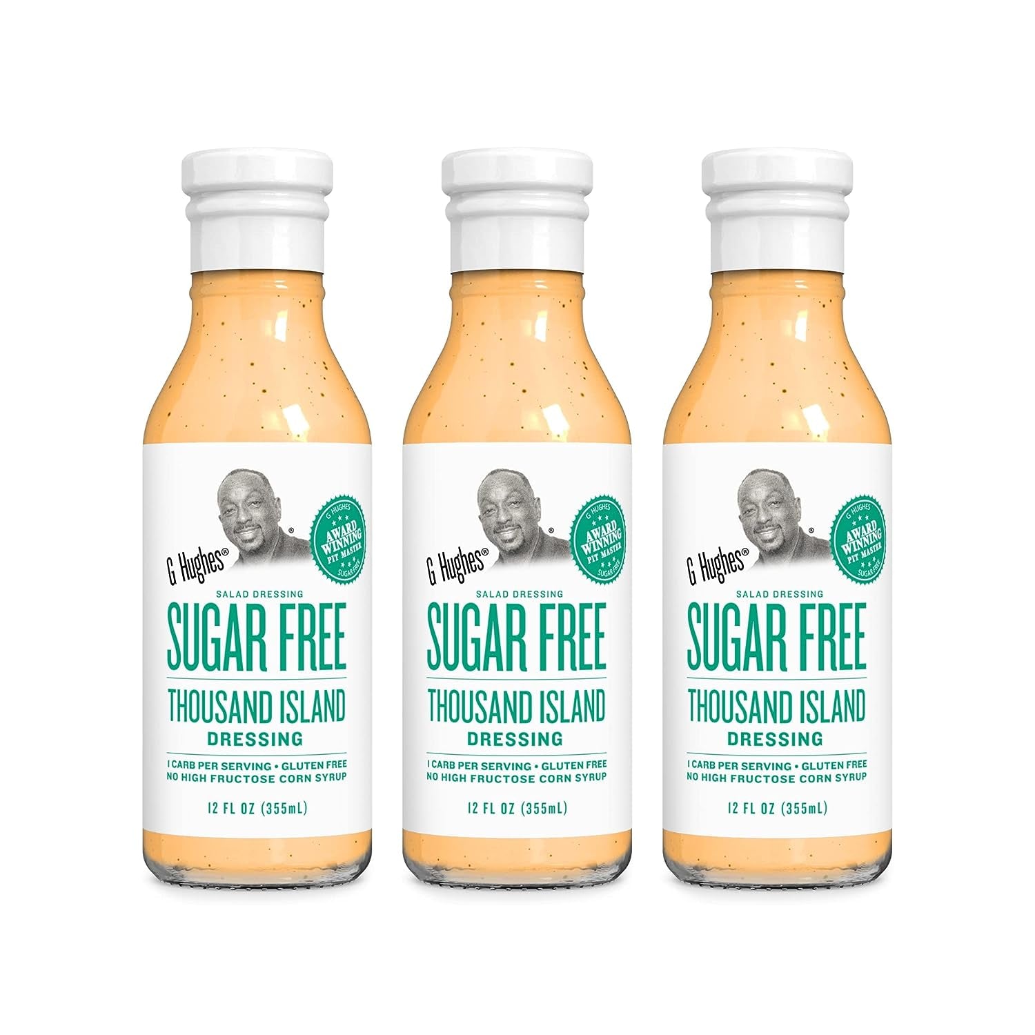 Thousand Island Dressing , Sugar & Gluten Free Salad Dressing 12 Oz. (3-Pack)