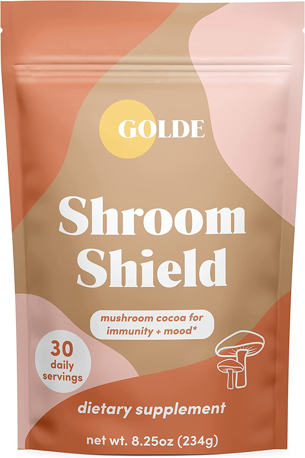 Shroom Shield for Immunity & Stress Defense | 30 Daily Servings (234G)