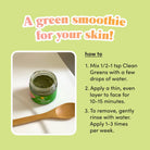 Clean Greens Superfood Face Mask