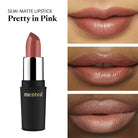 Semi Matte Nude Lipstick, Pretty in Pink 